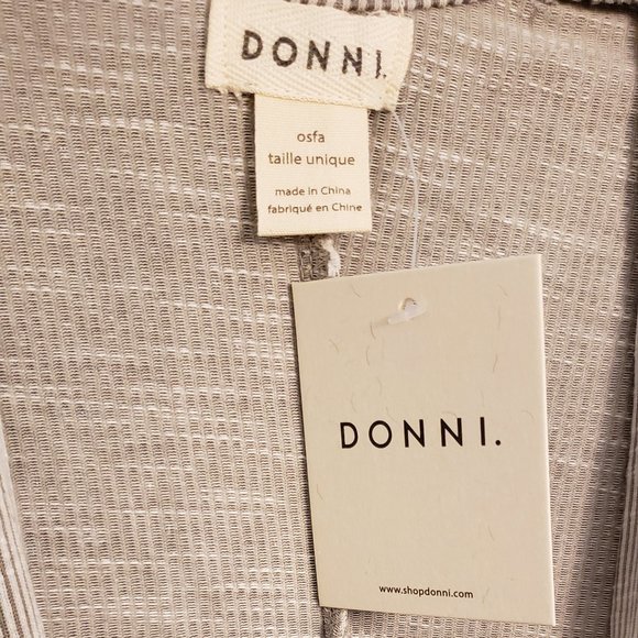 New Donni Rib Sweater Coat/Cardigan w/Pockets-OSFA - Picture 4 of 5